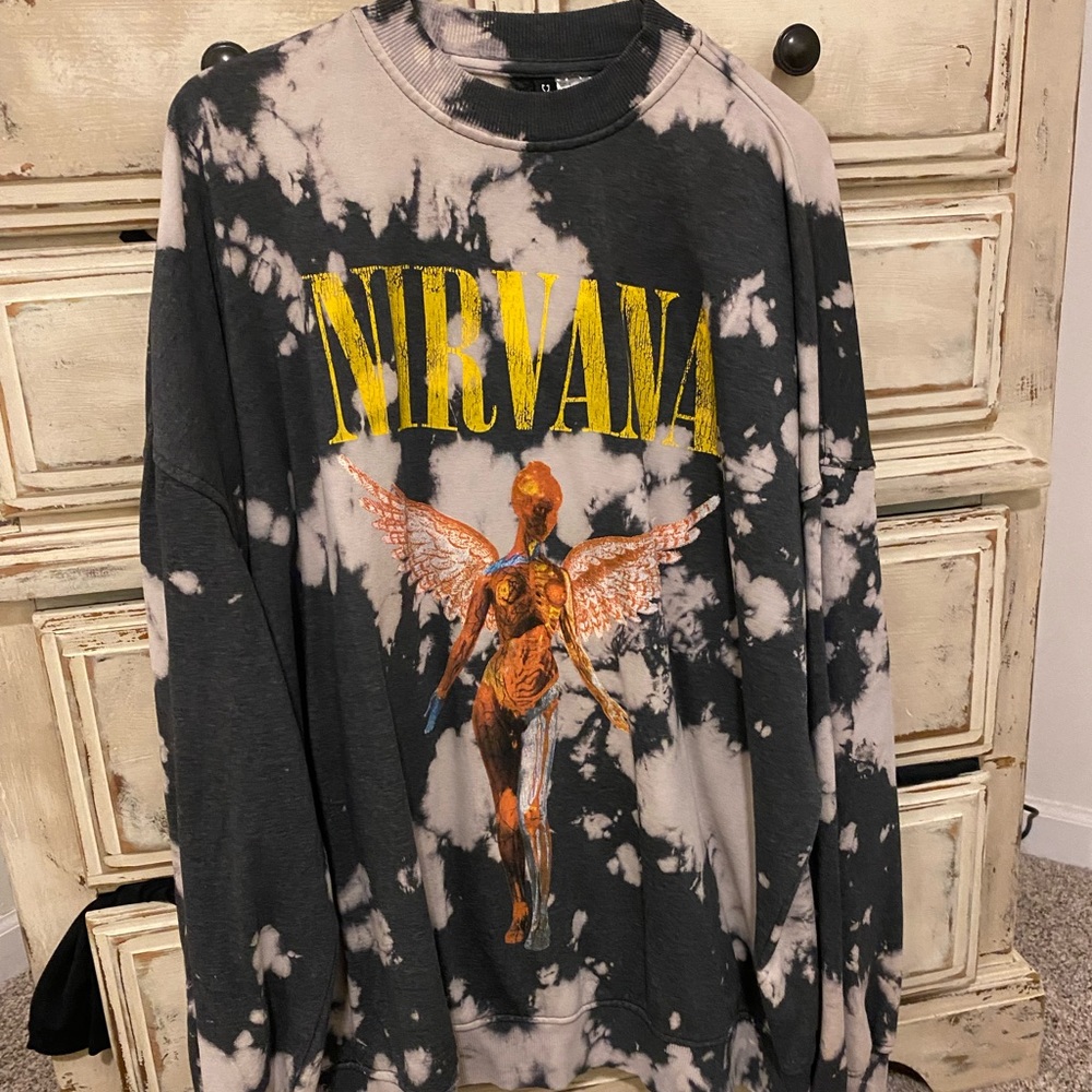H&M oversized Nirvana sweatshirt